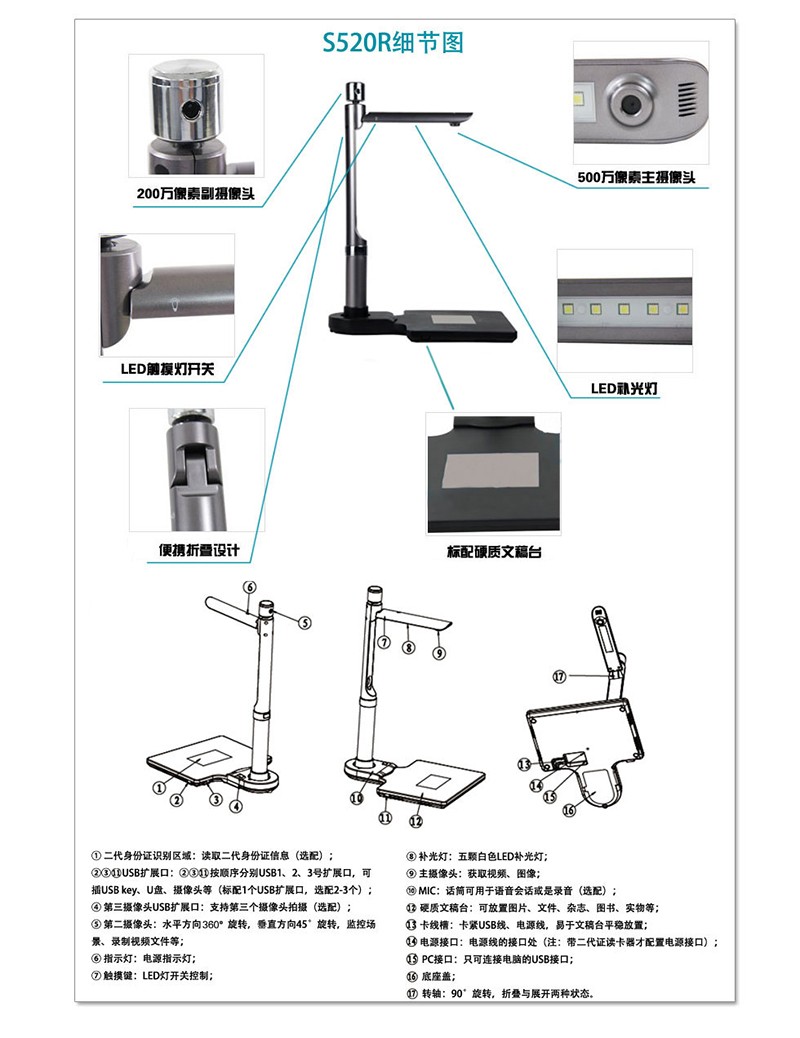 良田高拍仪细节图 良田高拍仪细节图